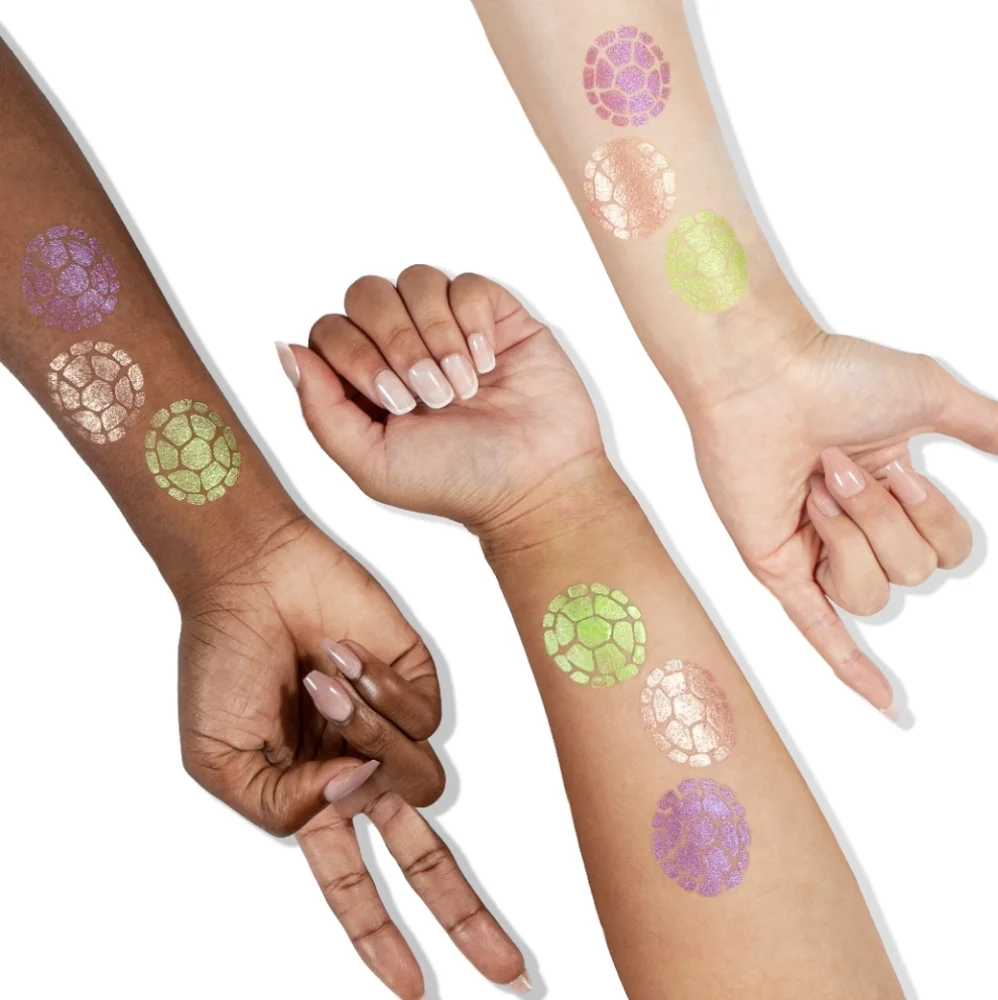Teenage Mutant Ninja Turtles Ooze Illuminating Glitter Jelly 3pc Highlighter
